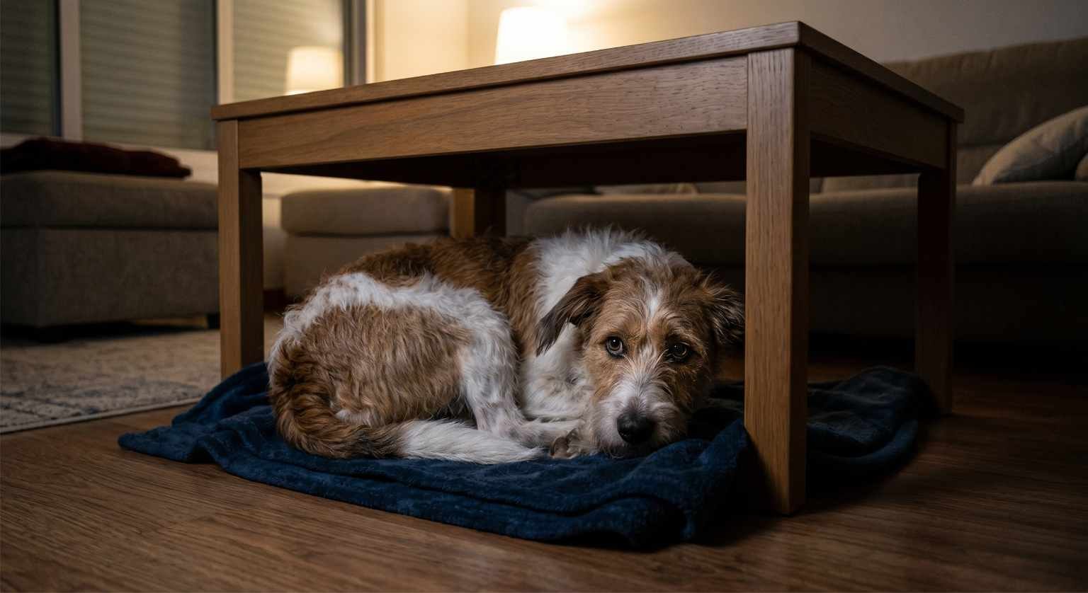 Sant Joan gossos, por als petards en gossos, ansietat per petards, com calmar un gos amb petards, revetlla de Sant Joan mascotes, suplements naturals per a gossos, medicació veterinària petards, Centre dels Animals Arasa.